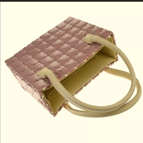 RARE VINTAGE CHANEL PUZZLE RESIN BAG -Pink - Picture 4 of 8